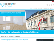Tablet Screenshot of diamondcleaningch.com
